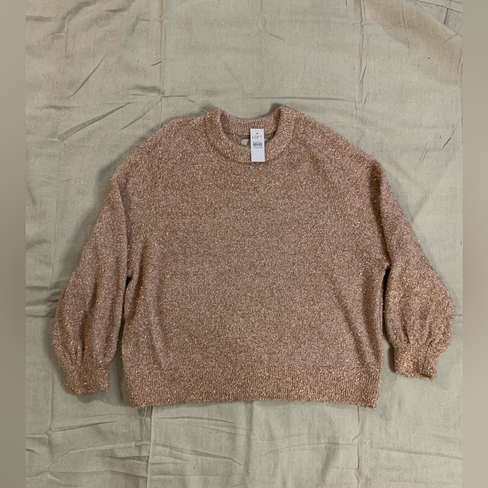 LOFT Sparkling Sweater - Size Large
